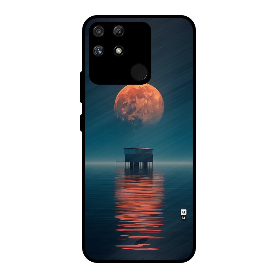 Moon Sea Metal Back Case for Realme Narzo 50A