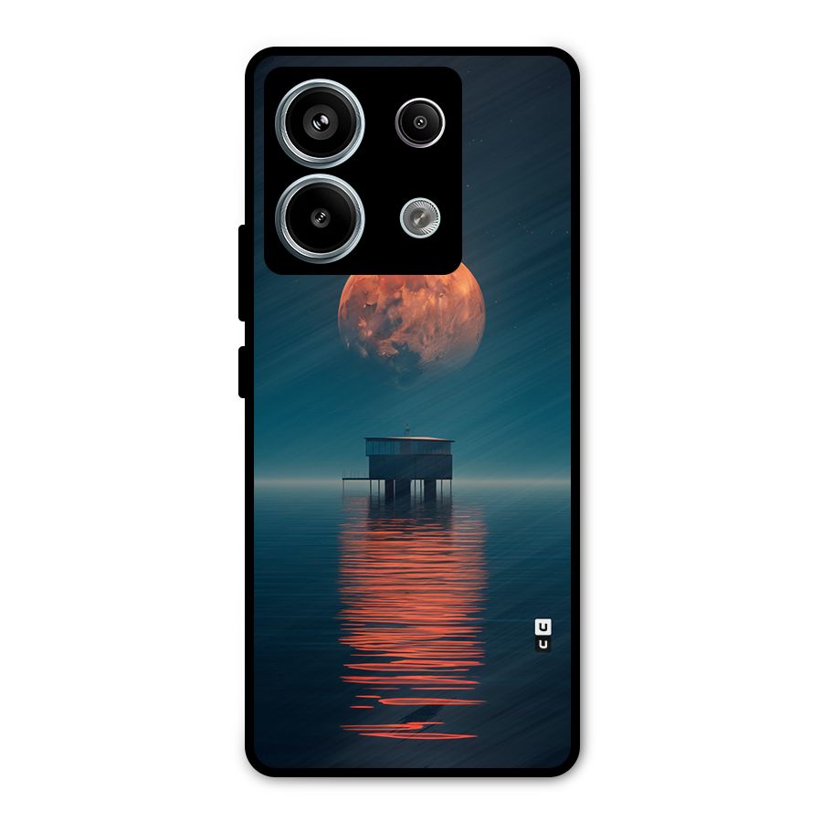 Moon Sea Metal Back Case for Redmi Note 13 Pro 5G