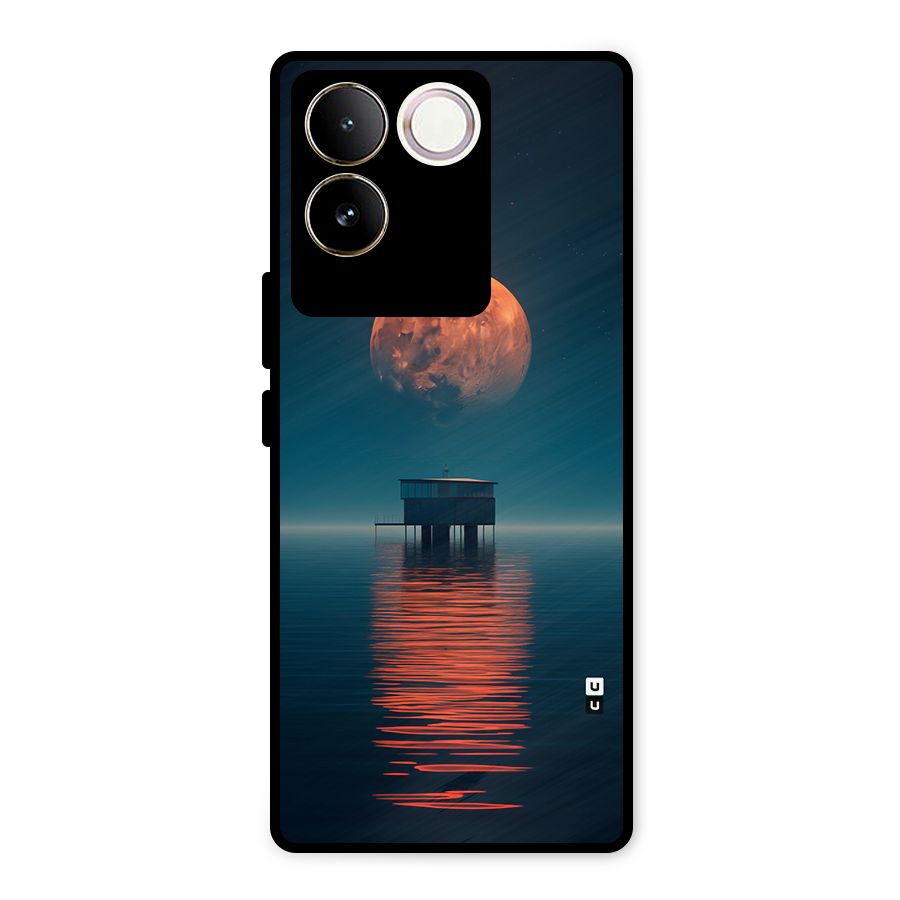 Moon Sea Metal Back Case for Vivo T2 Pro