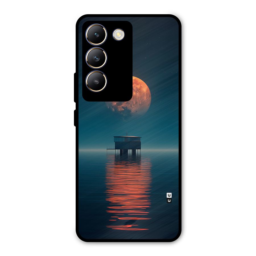 Moon Sea Metal Back Case for Vivo T3 5G