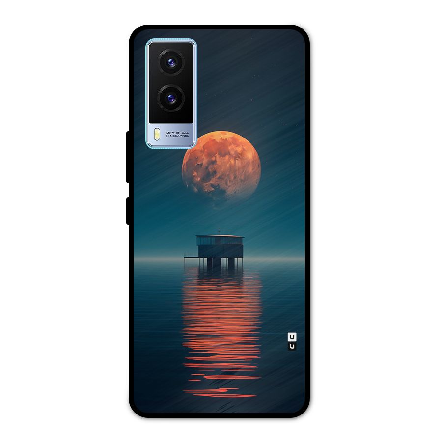 Moon Sea Metal Back Case for Vivo V21e 5G