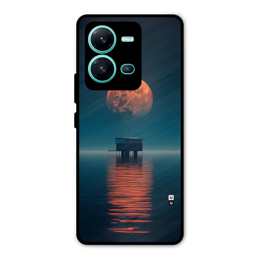 Moon Sea Metal Back Case for Vivo V25