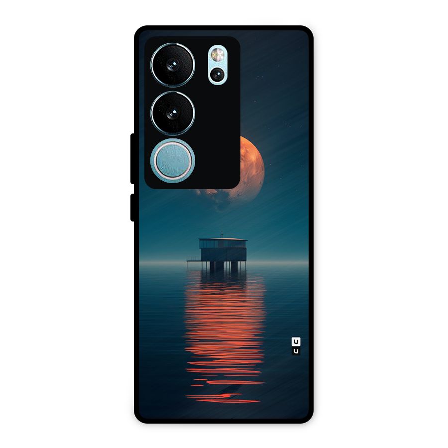 Moon Sea Metal Back Case for Vivo V29 Pro