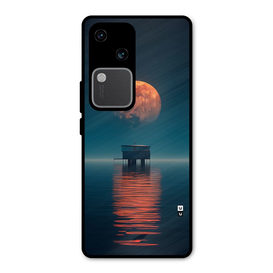 Moon Sea Metal Back Case for Vivo V30 Pro
