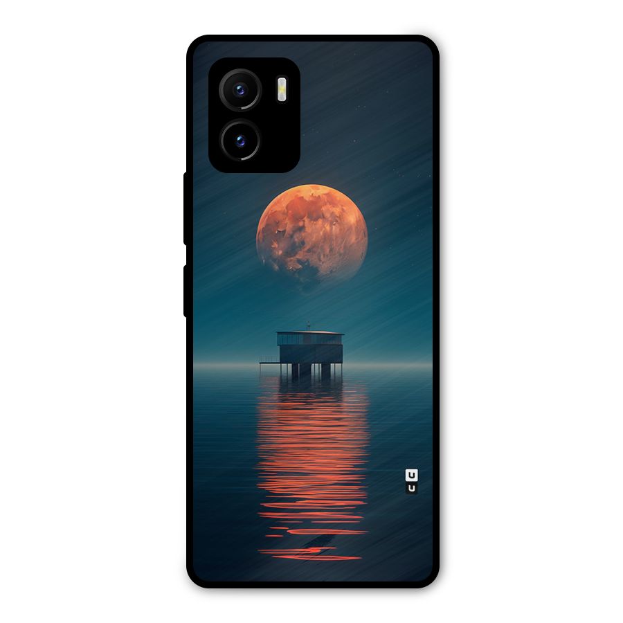 Moon Sea Metal Back Case for Vivo Y15s