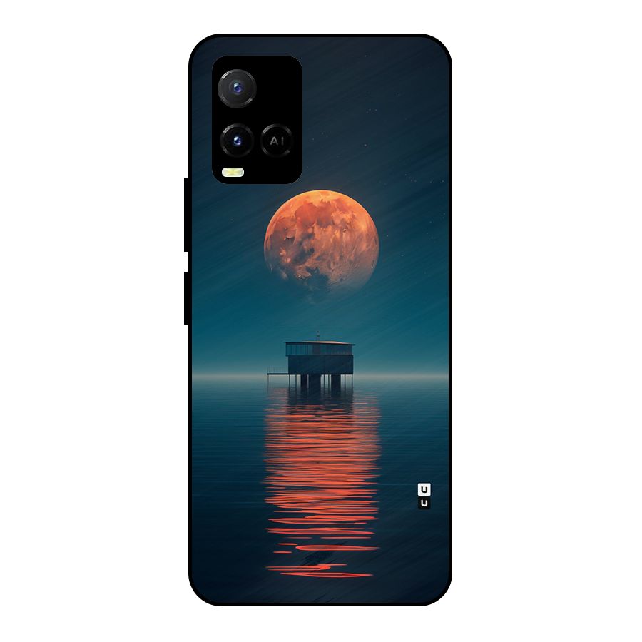 Moon Sea Metal Back Case for Vivo Y21A