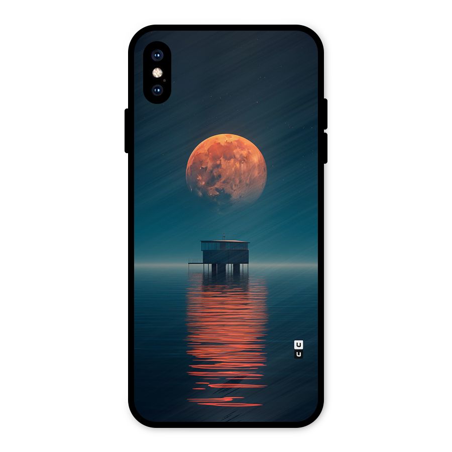 Moon Sea Metal Back Case for iPhone XS Max