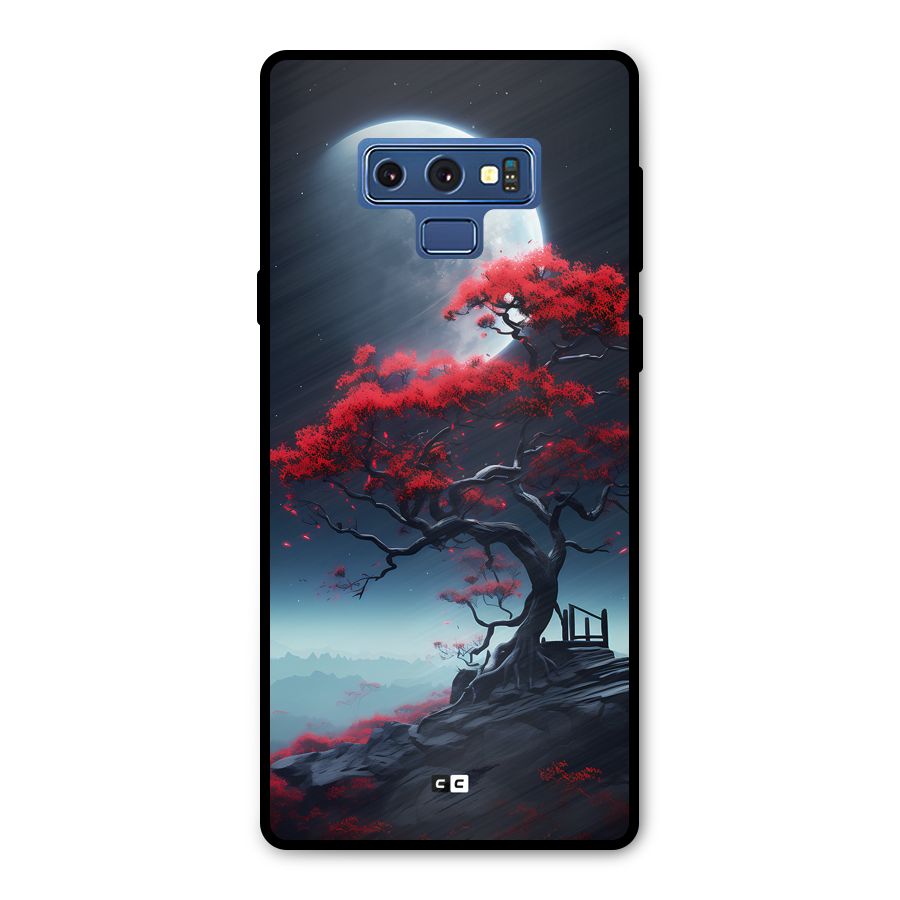Moon Tree Metal Back Case for Galaxy Note 9