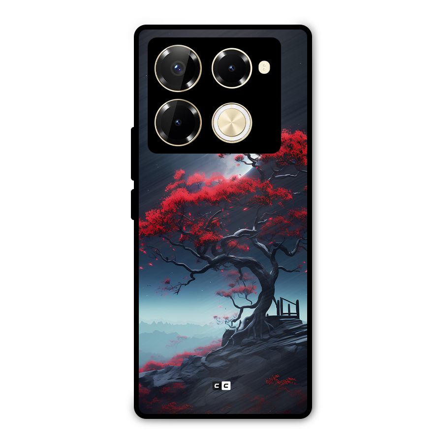 Moon Tree Metal Back Case for Infinix Note 40 Pro Plus