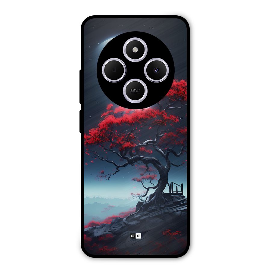 Moon Tree Metal Back Case for Poco C75 5G