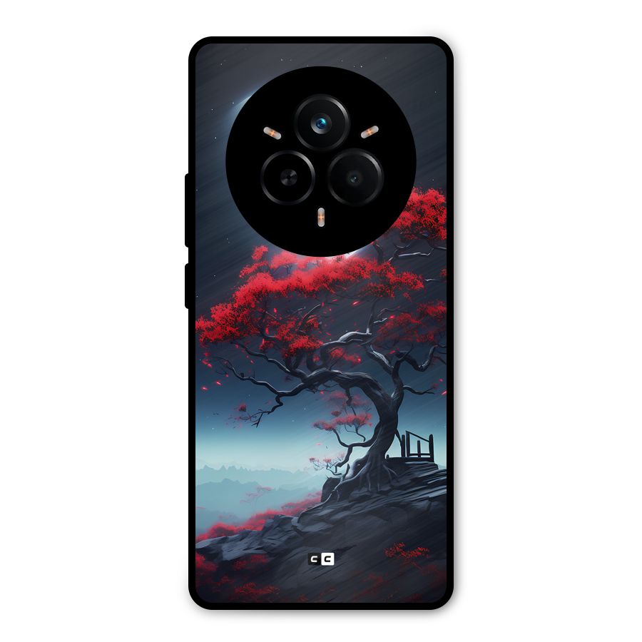 Moon Tree Metal Back Case for Realme 14 Pro Plus