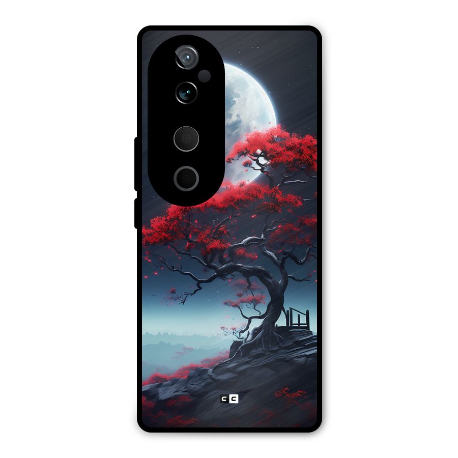 Moon Tree Metal Back Case for Vivo T3 Ultra