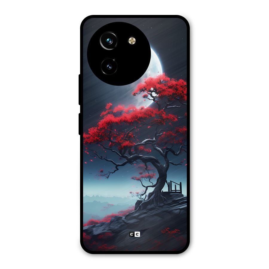 Moon Tree Metal Back Case for Vivo Y200i