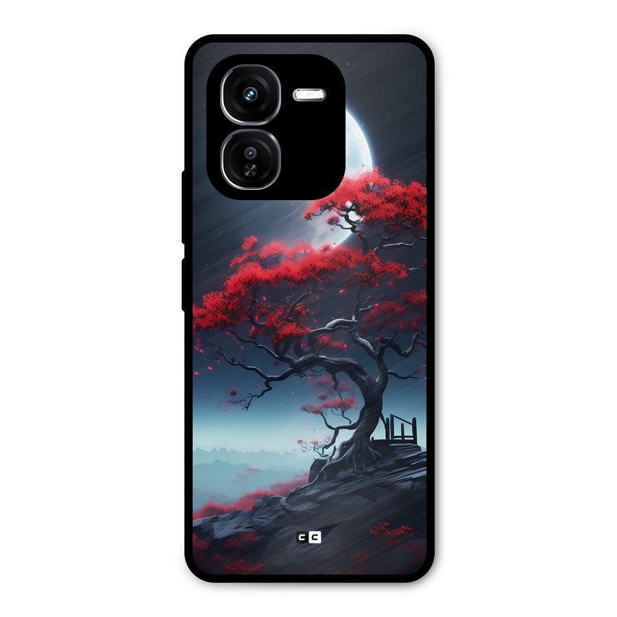 Moon Tree Metal Back Case for iQOO Z9x