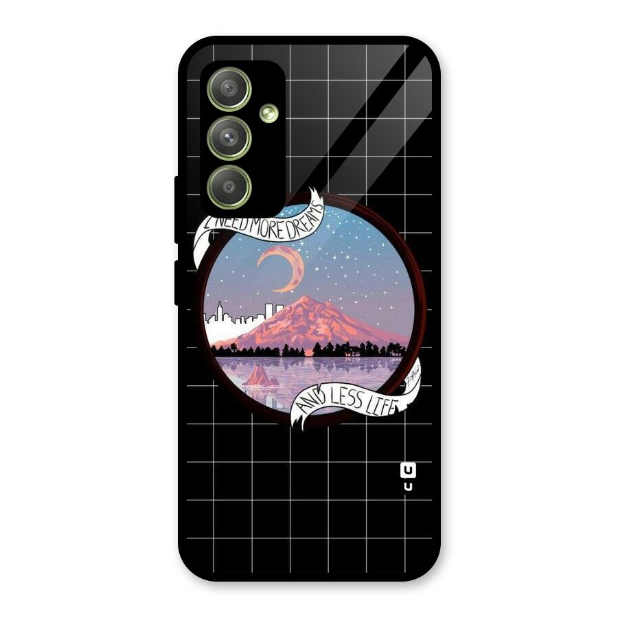 More Dreams Glass Back Case for Galaxy A54