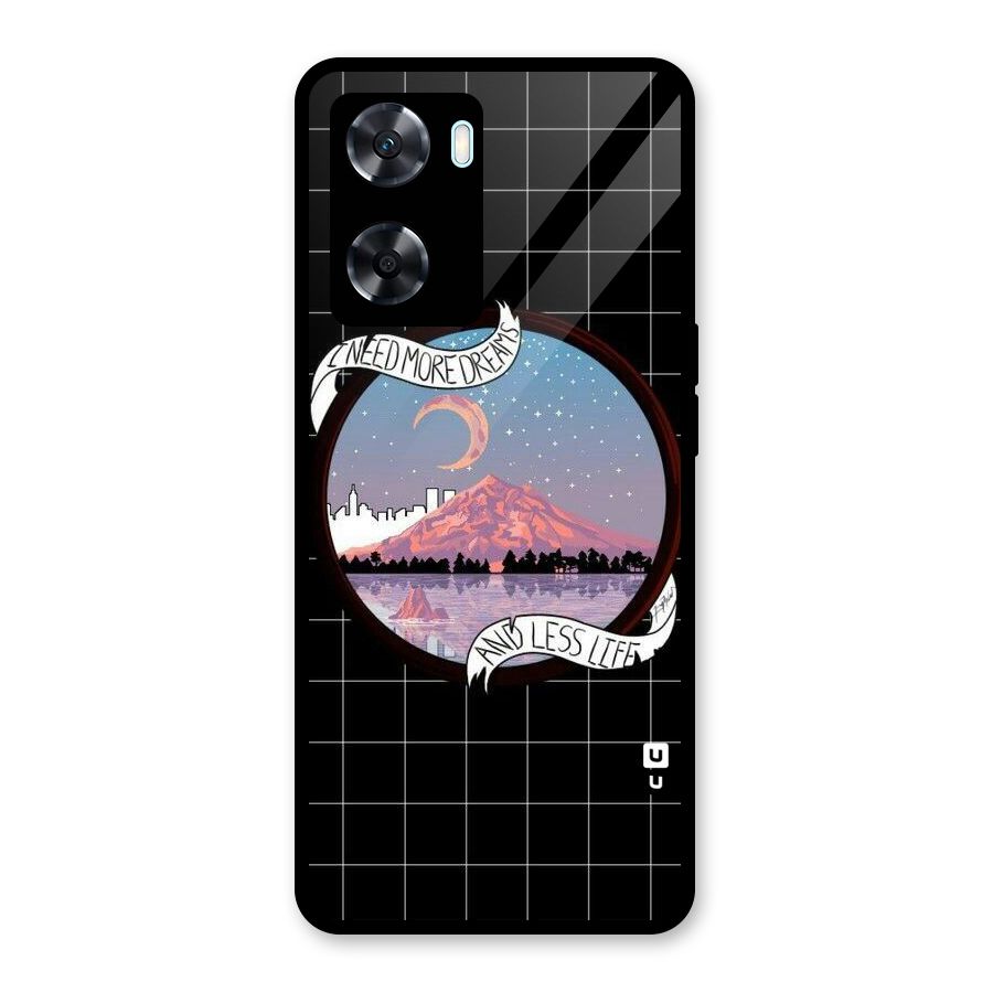 More Dreams Glass Back Case for Oppo A77s
