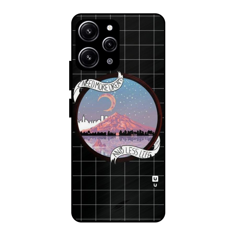 More Dreams Glass Back Case for Redmi 12 4G