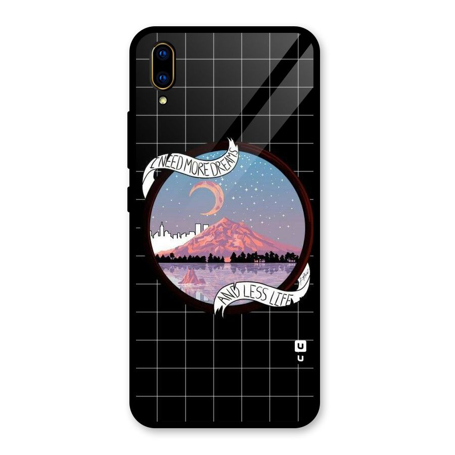 More Dreams Glass Back Case for Vivo V11 Pro
