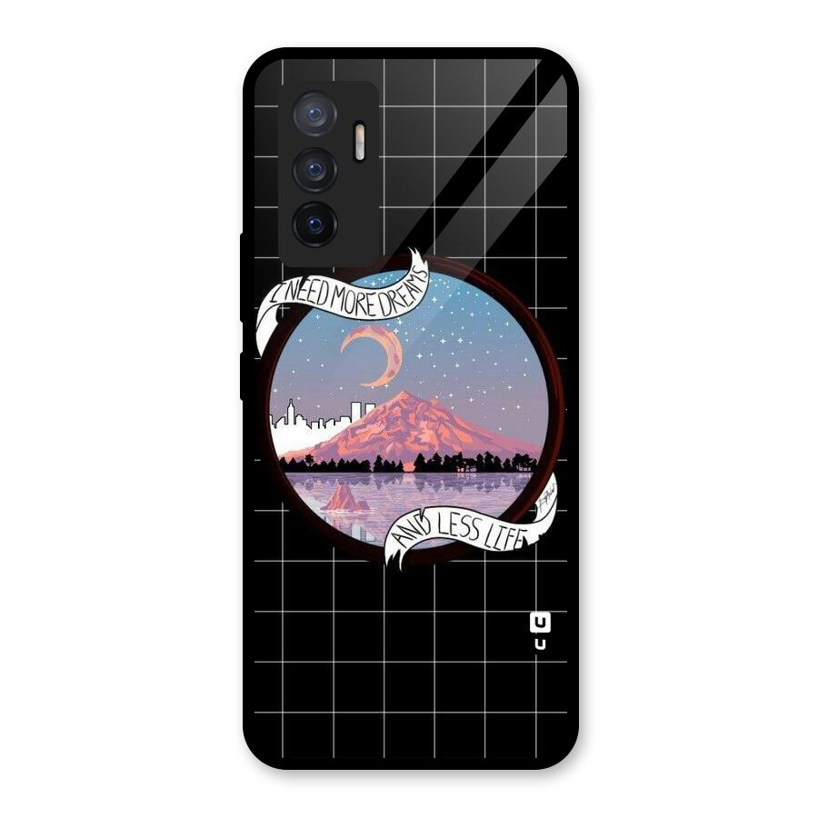 More Dreams Glass Back Case for Vivo V23e
