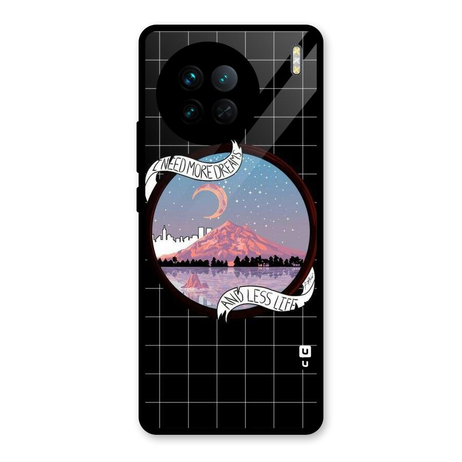 More Dreams Glass Back Case for Vivo X90