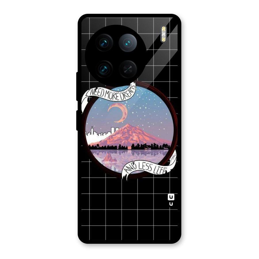 More Dreams Glass Back Case for Vivo X90 Pro