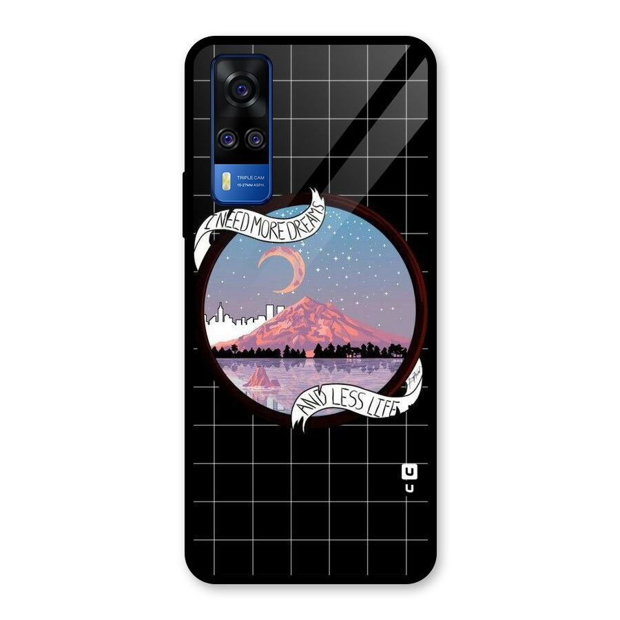 More Dreams Glass Back Case for Vivo Y31