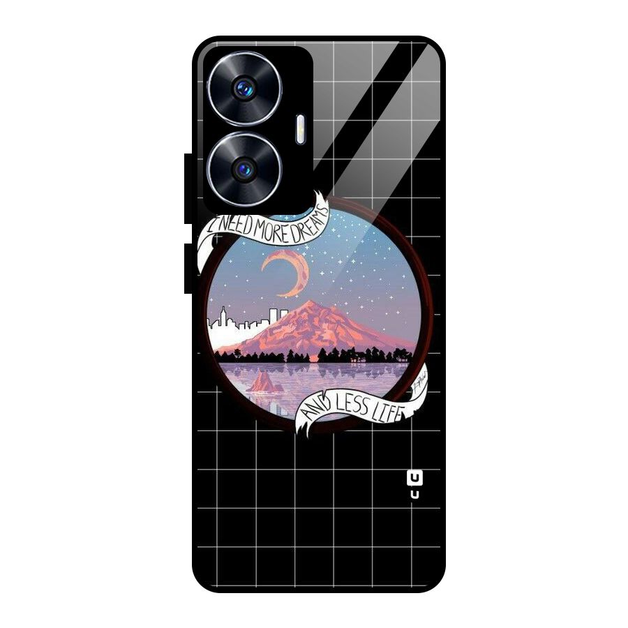 More Dreams Glass Back Case for realme C55