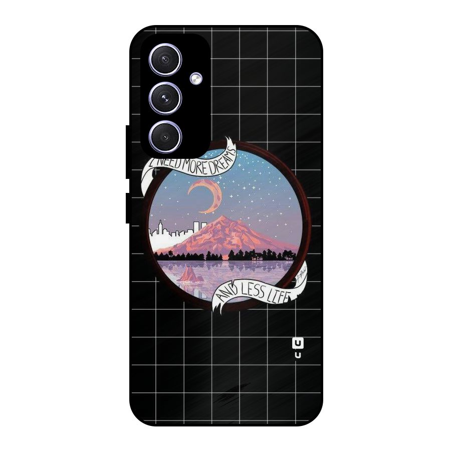 More Dreams Metal Back Case for Galaxy A54