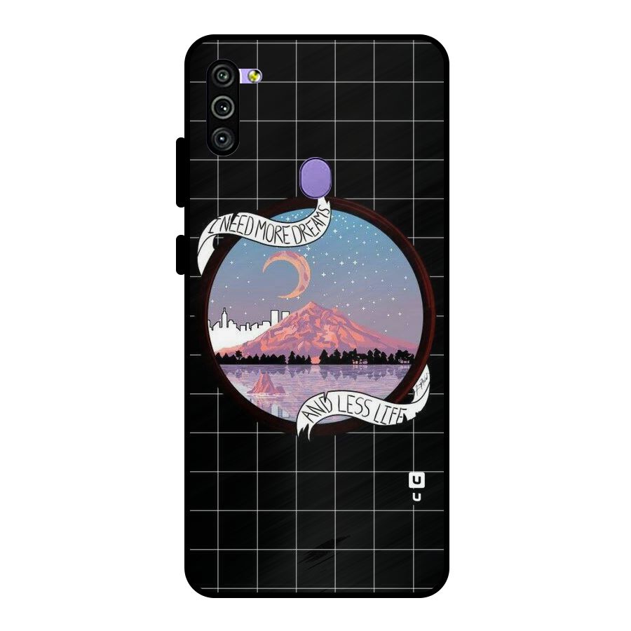 More Dreams Metal Back Case for Galaxy M11