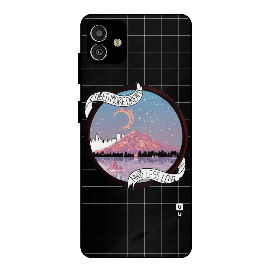 More Dreams Metal Back Case for Galaxy M13 5G