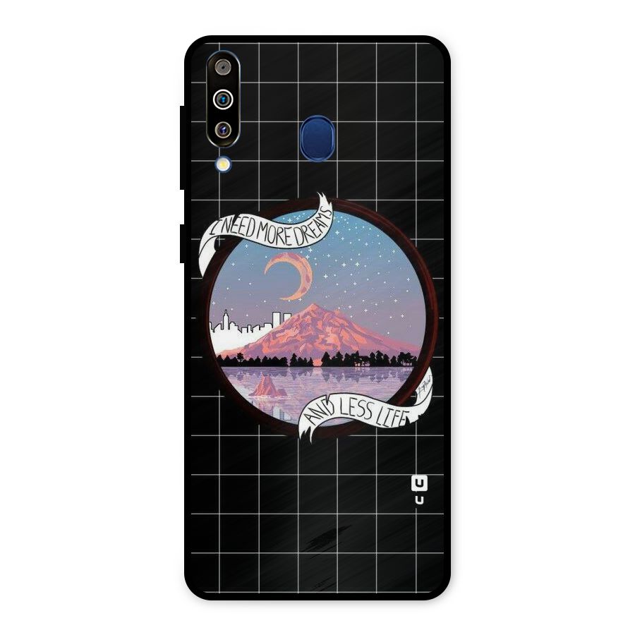 More Dreams Metal Back Case for Galaxy M30