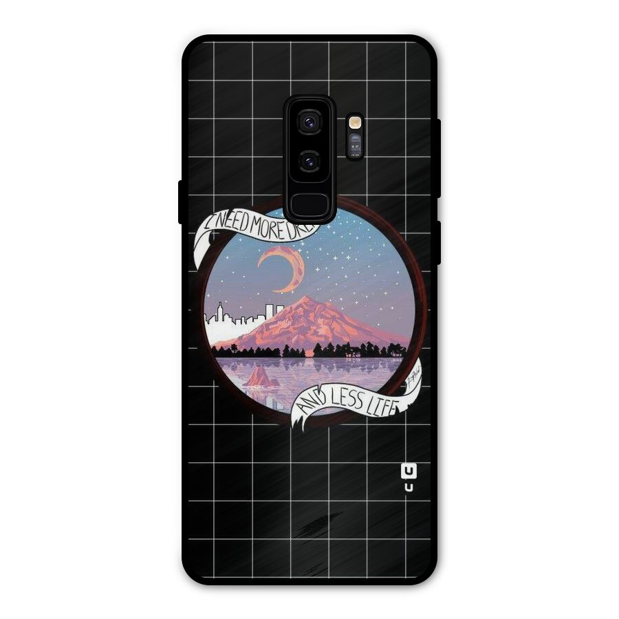 More Dreams Metal Back Case for Galaxy S9 Plus