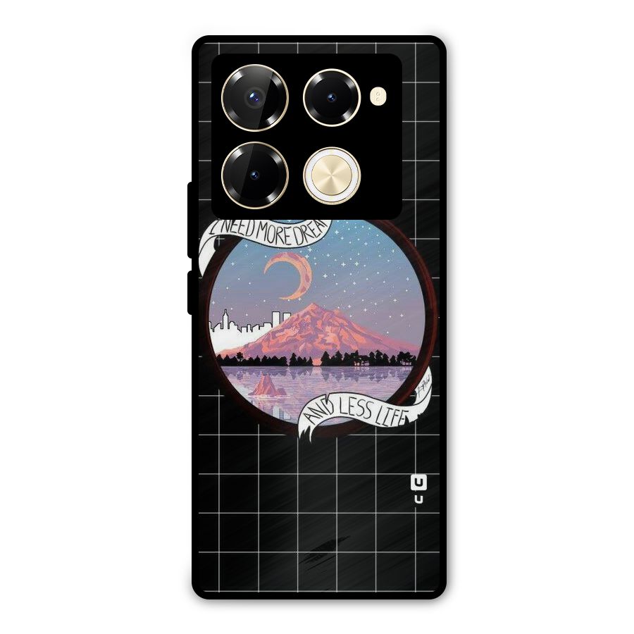 More Dreams Metal Back Case for Infinix Note 40 Pro Plus
