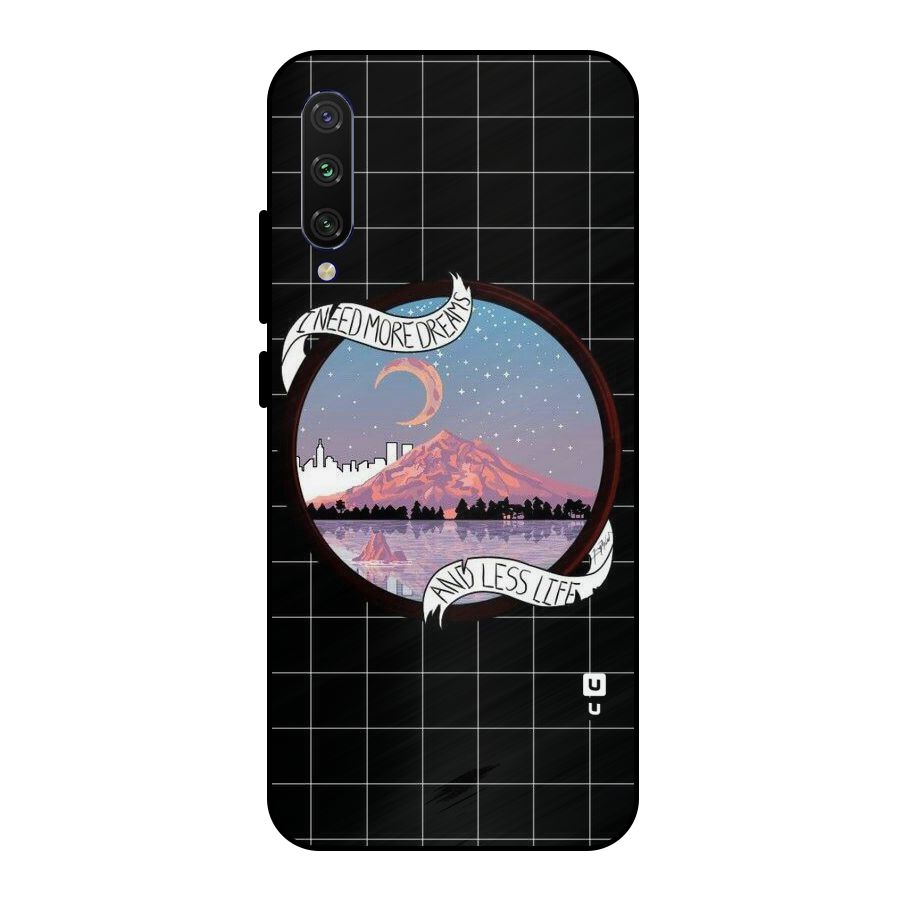 More Dreams Metal Back Case for Mi A3