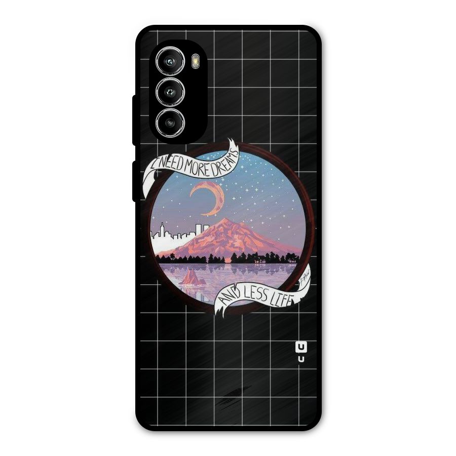 More Dreams Metal Back Case for Moto G82