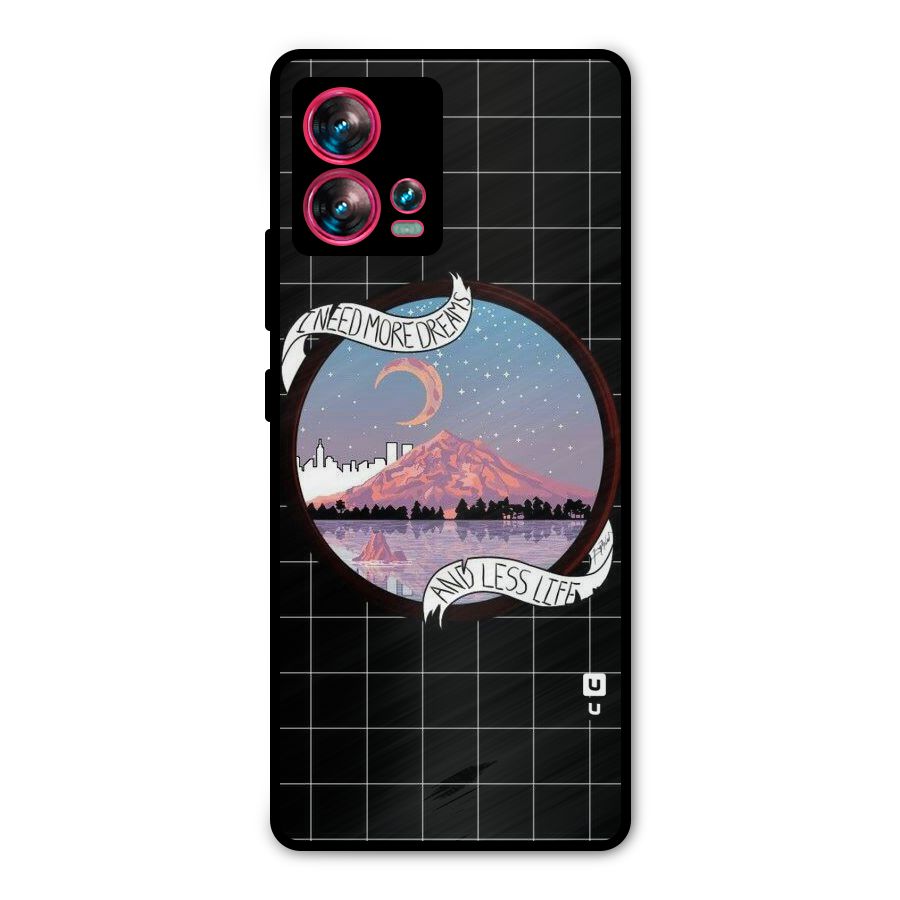More Dreams Metal Back Case for Motorola Edge 30 Fusion