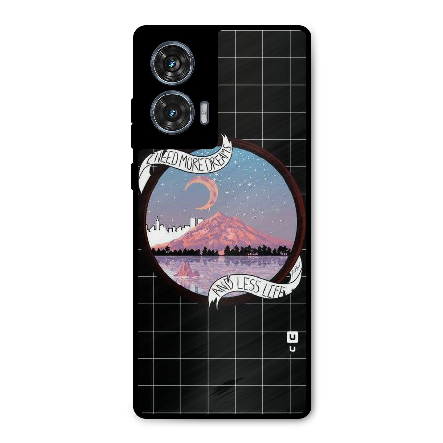More Dreams Metal Back Case for Motorola Edge 50 Fusion