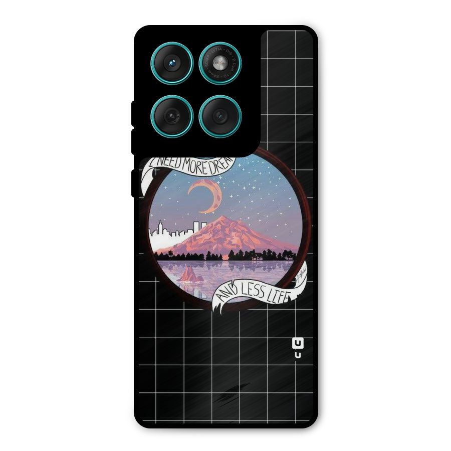 More Dreams Metal Back Case for Motorola Edge 60