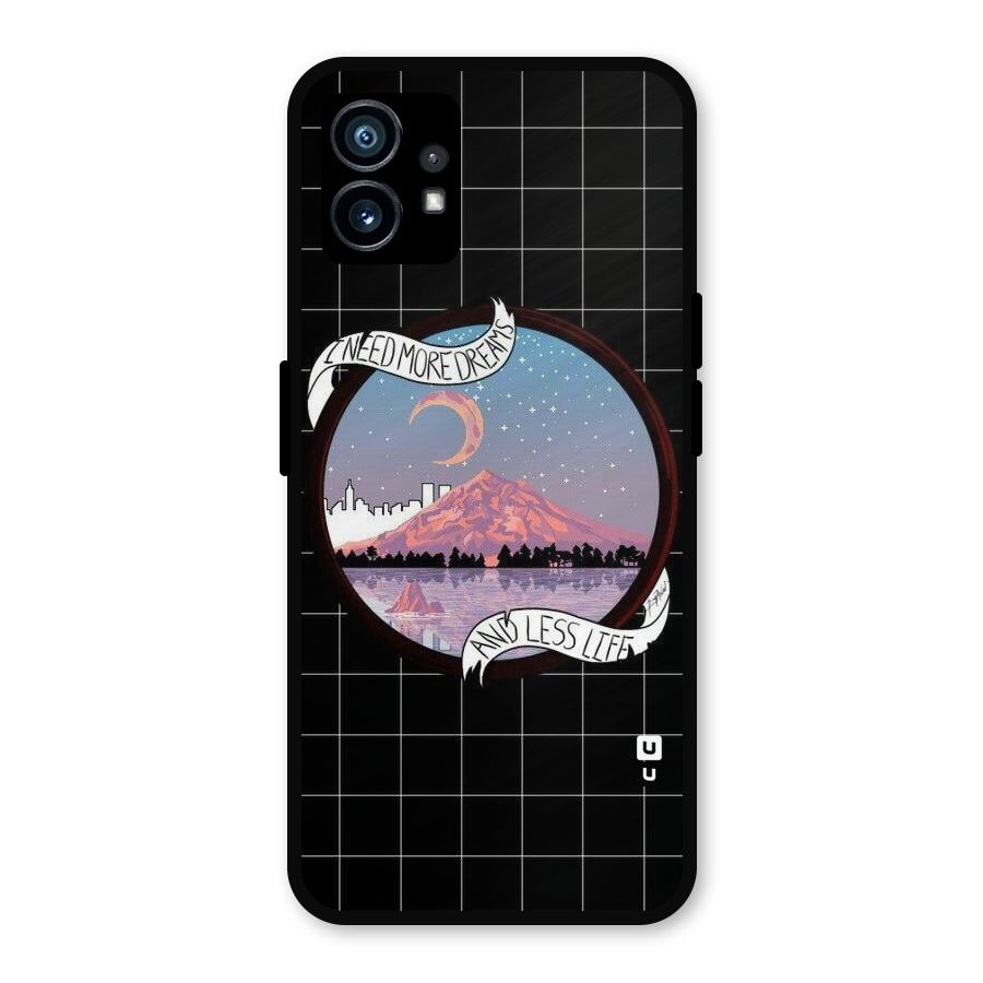 More Dreams Metal Back Case for Nothing Phone 1