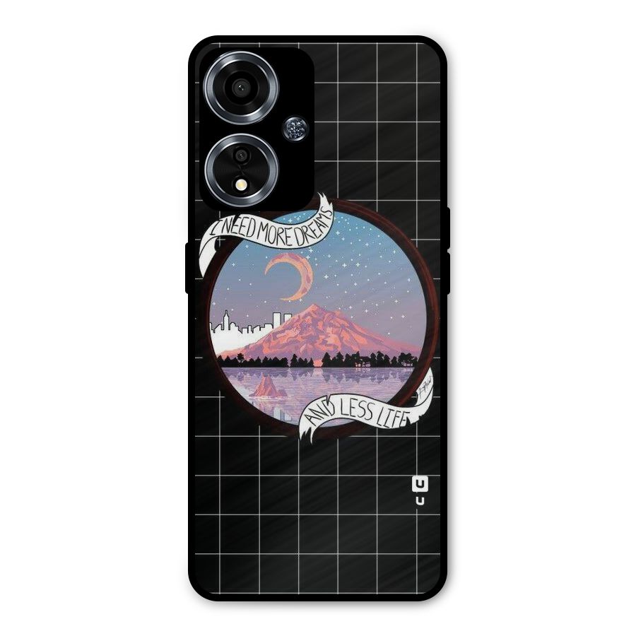 More Dreams Metal Back Case for Oppo A59