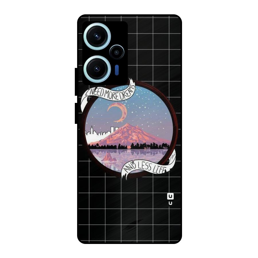 More Dreams Metal Back Case for Poco F5