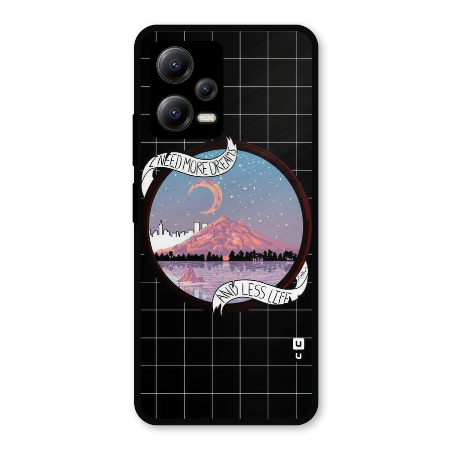 More Dreams Metal Back Case for Poco X5