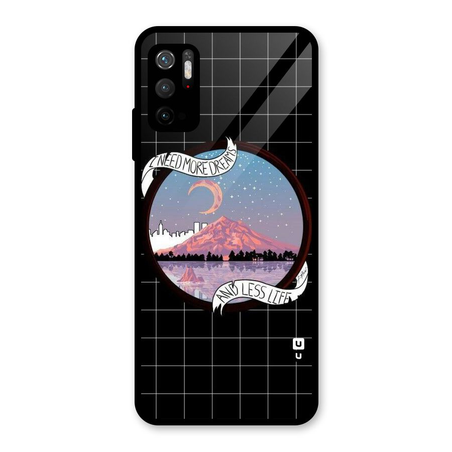 More Dreams Metal Back Case for Redmi Note 10T 5G