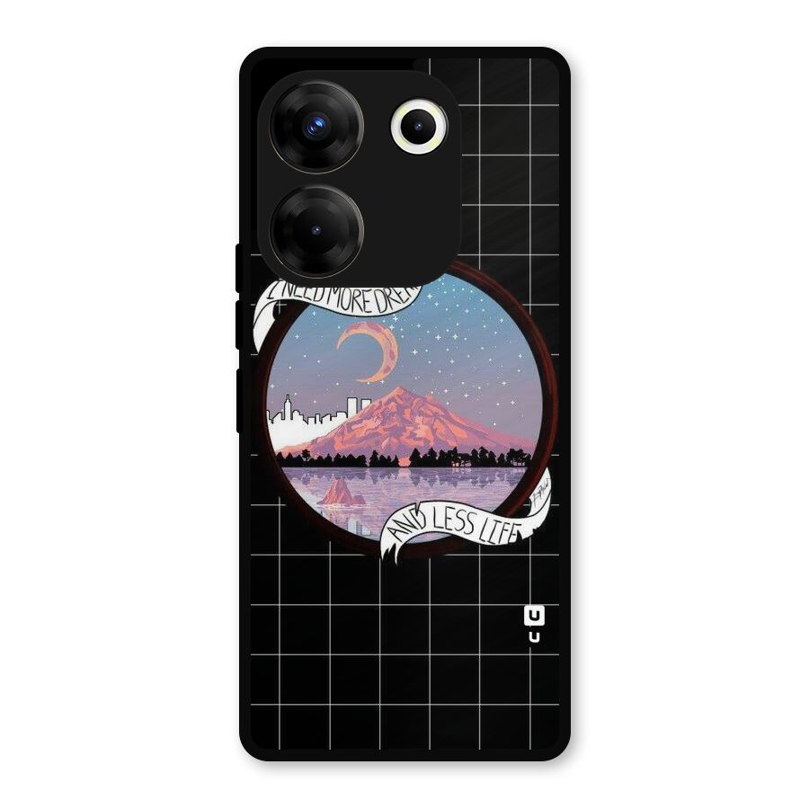 More Dreams Metal Back Case for Tecno Camon 20