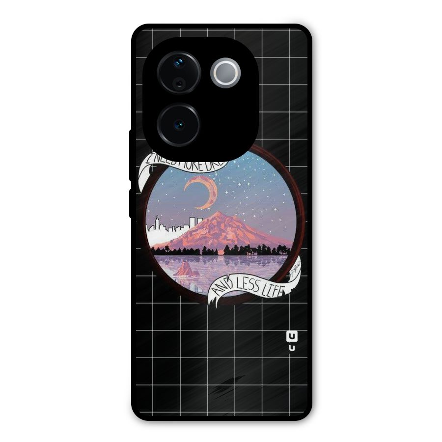 More Dreams Metal Back Case for Vivo T3 Pro