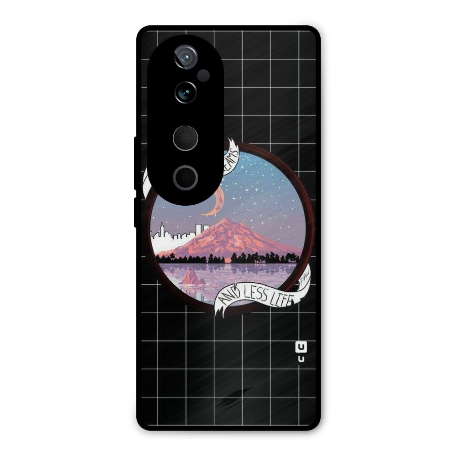 More Dreams Metal Back Case for Vivo T3 Ultra