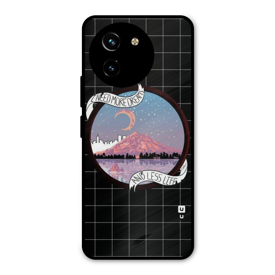 More Dreams Metal Back Case for Vivo T3x