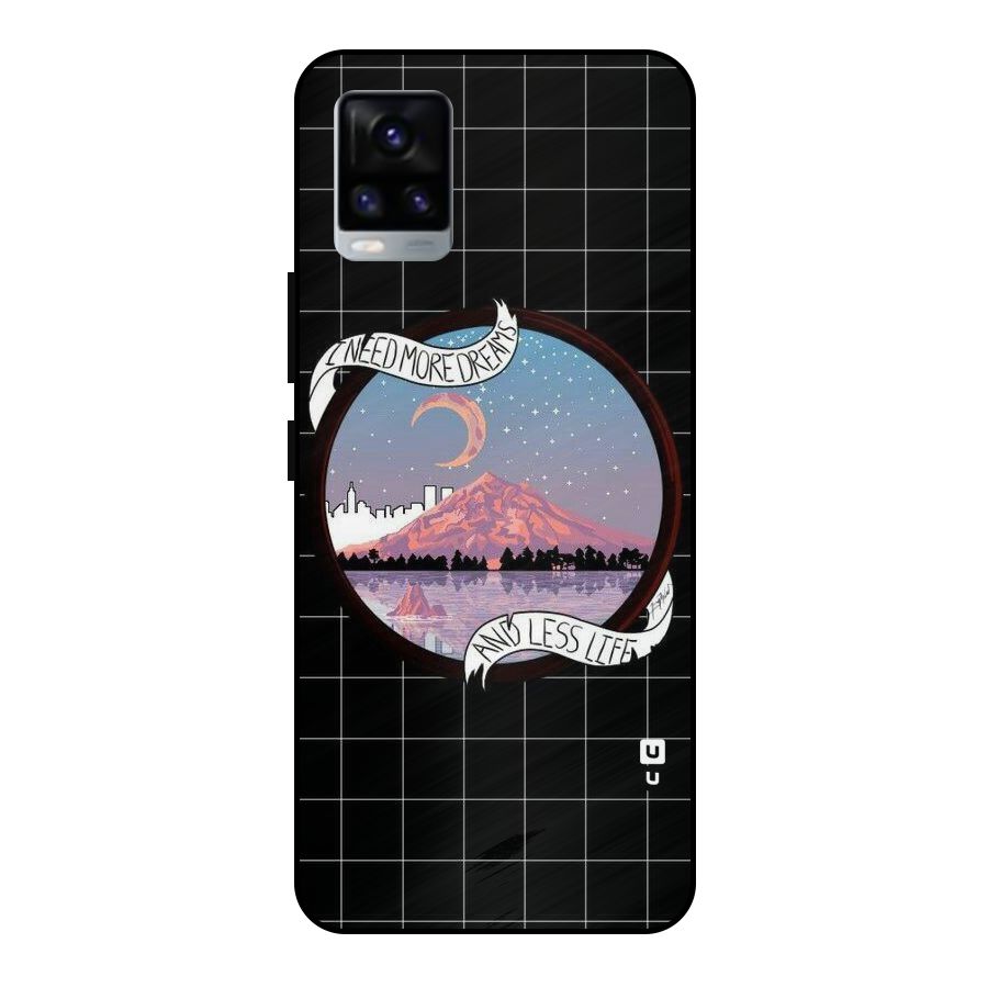 More Dreams Metal Back Case for Vivo V20 2021