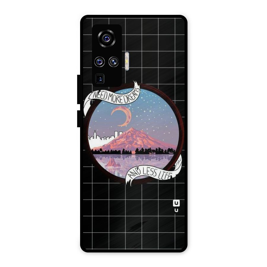 More Dreams Metal Back Case for Vivo X50 Pro