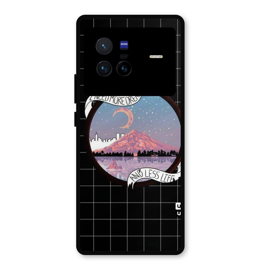 More Dreams Metal Back Case for Vivo X80